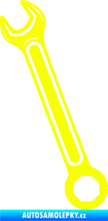 Samolepka Francouzský klíč levá Fluorescentní žlutá