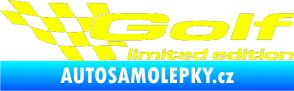 Samolepka Golf limited edition levá Fluorescentní žlutá