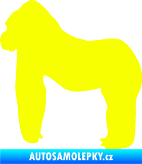Samolepka Gorila 001 levá Fluorescentní žlutá