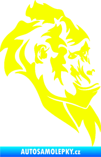 Samolepka Gorila 003 pravá Fluorescentní žlutá