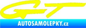 Samolepka GT 001 Fluorescentní žlutá