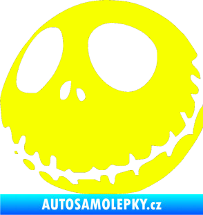 Samolepka Halloween 002 levá Fluorescentní žlutá