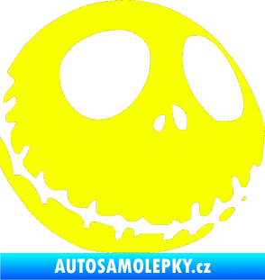 Samolepka Halloween 002 pravá Fluorescentní žlutá