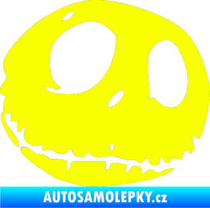 Samolepka Halloween 007 pravá Fluorescentní žlutá