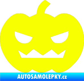 Samolepka Halloween 013 levá Fluorescentní žlutá