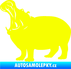 Samolepka Hroch 002 levá Fluorescentní žlutá