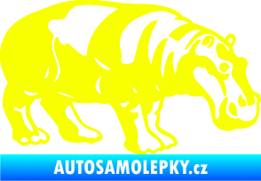 Samolepka Hroch 003 pravá Fluorescentní žlutá