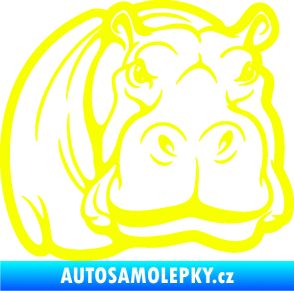 Samolepka Hroch 004 pravá Fluorescentní žlutá