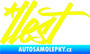Samolepka Illest 002 Fluorescentní žlutá