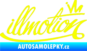 Samolepka Illmotion Fluorescentní žlutá