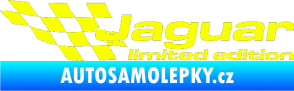 Samolepka Jaguar limited edition levá Fluorescentní žlutá