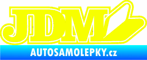Samolepka JDM 001 symbol Fluorescentní žlutá