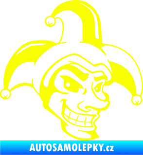 Samolepka Joker 001 pravá Fluorescentní žlutá