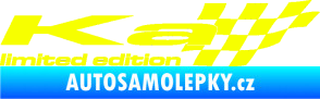 Samolepka Ka limited edition pravá Fluorescentní žlutá