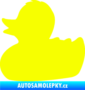 Samolepka Kachnička 001 levá Fluorescentní žlutá