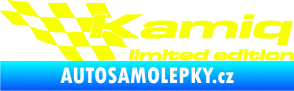 Samolepka Kamiq limited edition levá Fluorescentní žlutá