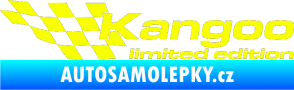 Samolepka Kangoo limited edition levá Fluorescentní žlutá