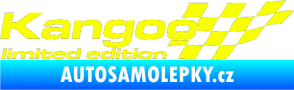 Samolepka Kangoo limited edition pravá Fluorescentní žlutá
