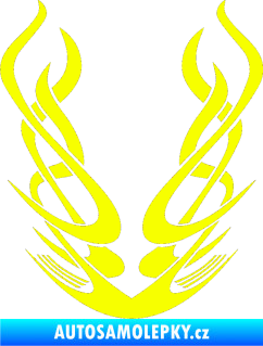Samolepka Kapota 015 Fluorescentní žlutá
