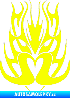 Samolepka Kapota 017 Fluorescentní žlutá