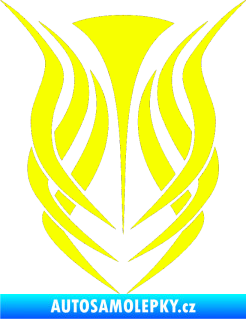 Samolepka Kapota 025 Fluorescentní žlutá