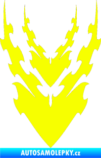 Samolepka Kapota 026 Fluorescentní žlutá