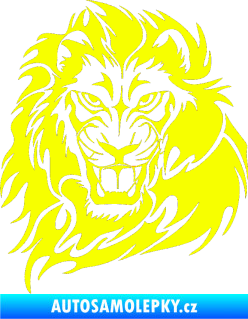 Samolepka Kapota 034 lev levá Fluorescentní žlutá