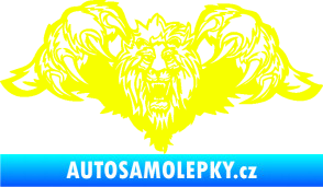 Samolepka Kapota 041 lev Fluorescentní žlutá