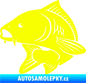 Samolepka Kapr 008 levá Fluorescentní žlutá