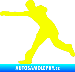 Samolepka Karate 004 levá Fluorescentní žlutá