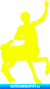 Samolepka Kentaur 001 pravá Fluorescentní žlutá