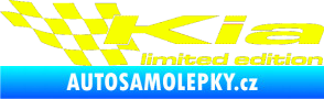 Samolepka Kia limited edition levá Fluorescentní žlutá