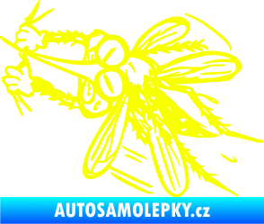 Samolepka Komár 002 levá Fluorescentní žlutá