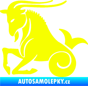 Samolepka Kozoroh 004 levá Fluorescentní žlutá