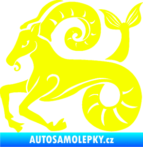 Samolepka Kozoroh 005 levá Fluorescentní žlutá