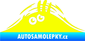 Samolepka Kuk 001 levá šmírák Fluorescentní žlutá