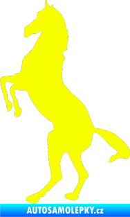 Samolepka Kůň 013 levá na zadních Fluorescentní žlutá