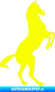 Samolepka Kůň 013 pravá na zadních Fluorescentní žlutá
