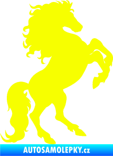 Samolepka Kůň 038 pravá Fluorescentní žlutá