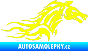Samolepka Kůň 078 pravá Fluorescentní žlutá