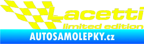 Samolepka Lacetti limited edition levá Fluorescentní žlutá