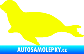 Samolepka Lachtan 001 levá Fluorescentní žlutá