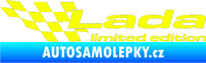 Samolepka Lada limited edition levá Fluorescentní žlutá