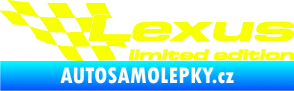 Samolepka Lexus limited edition levá Fluorescentní žlutá