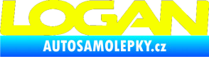 Samolepka Logan Fluorescentní žlutá