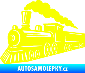 Samolepka Lokomotiva 003 levá Fluorescentní žlutá