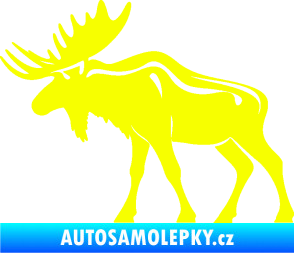 Samolepka Los 006 levá Fluorescentní žlutá