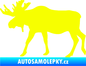 Samolepka Los 008 levá Fluorescentní žlutá