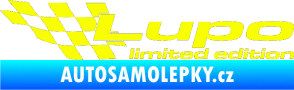 Samolepka Lupo limited edition levá Fluorescentní žlutá