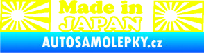 Samolepka Made in Japan 002 Fluorescentní žlutá